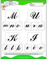 Büyük ve Küçük Sesleri Eşleştir